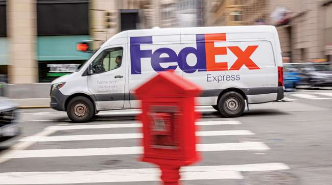 FedEx Express delivery truck