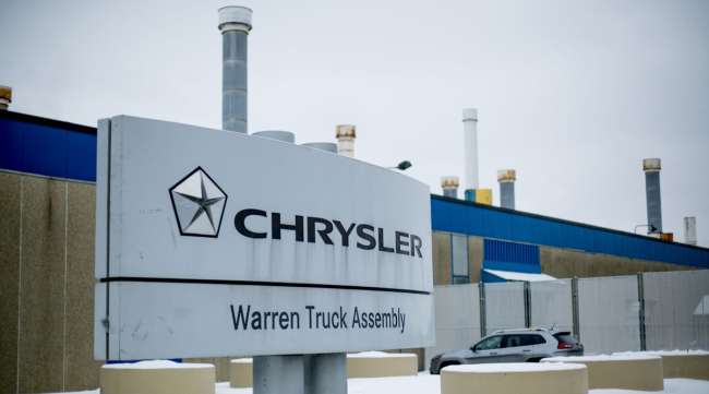 Outside the Warren Truck Assembly Plant in Detroit, in February 2019.