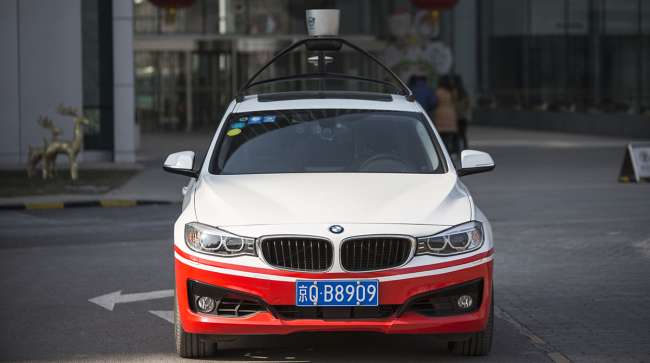 self driving car in china