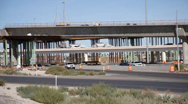 Centennial Bowl bridge in Las Vegas