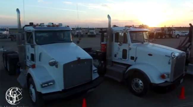 C&J Energy Services trucks