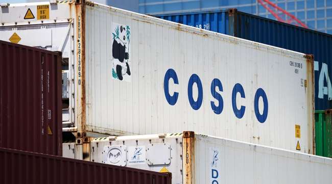 Cosco shipping container