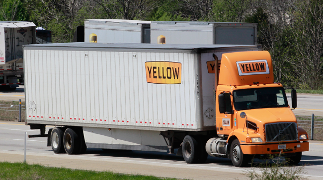 Yellow Corp. truck