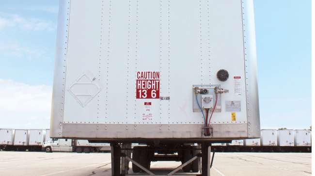 Xtra Lease trailer with cargo sensor