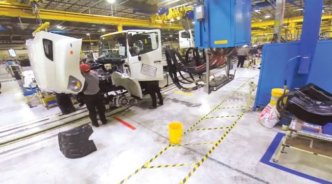 Hino's truck assembly plant in West Virginia. (Hino Motors Manufacturing U.S.A.)