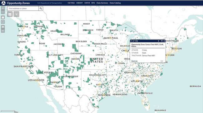 USDOT Opportunity Zones