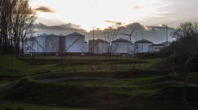 The Royal Vopak NV oil storage terminal sits in Rotterdam, Netherlands, in December 2020.
