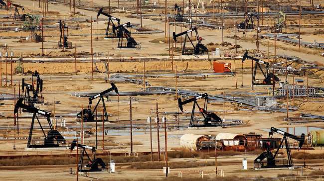 Oilfield in Bakersfield, Calif.