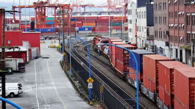Intermodal Containers in Vancouver