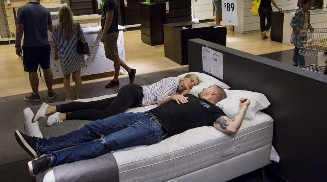 Shoppers at Ikea