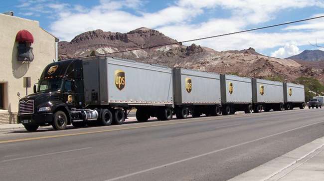 UPS trailers