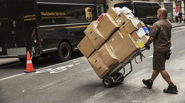 UPS delivery in NYC