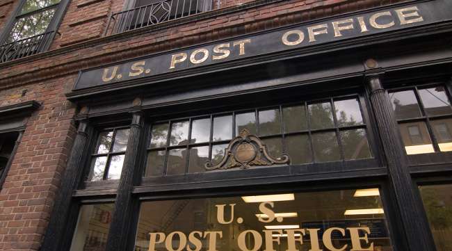 A neighborhood U.S. Post Office