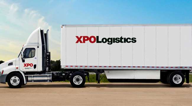 XPO truck hits the road