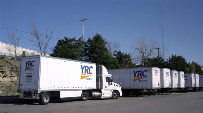 YRC truck trailers