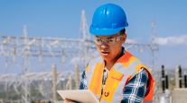 electric utility worker