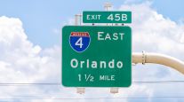 Interstate 4 road sign