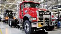 Mack truck in production