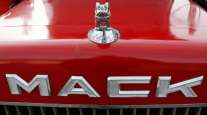 Mack Trucks logo and hood ornament
