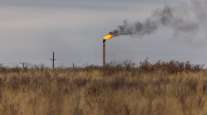 Flare stack in Texas