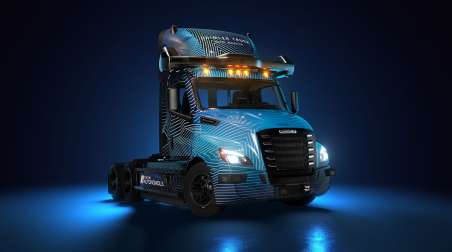 Daimler Truck autonomous, battery-electric Freightliner eCascadia
