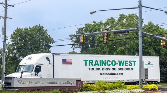 Trainco driver training truck 