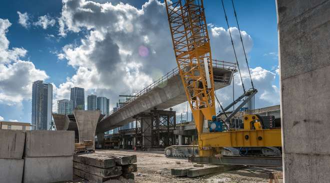 Viaduct work north of Miami