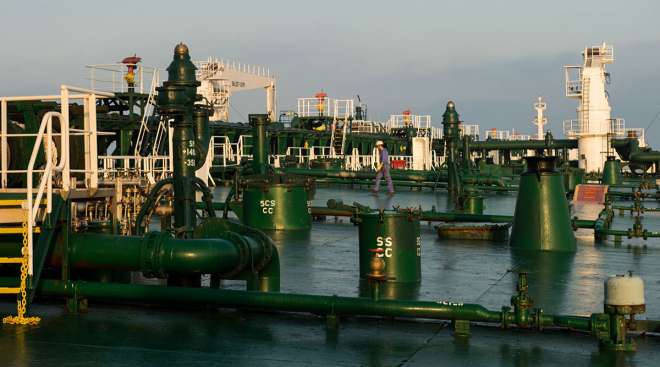 Oil tanker in Iran