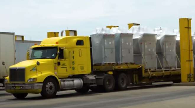 Truck at Port Laredo, Texas