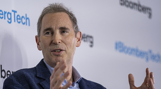 Andy Jassy, chief executive officer of Amazon.Com Inc.