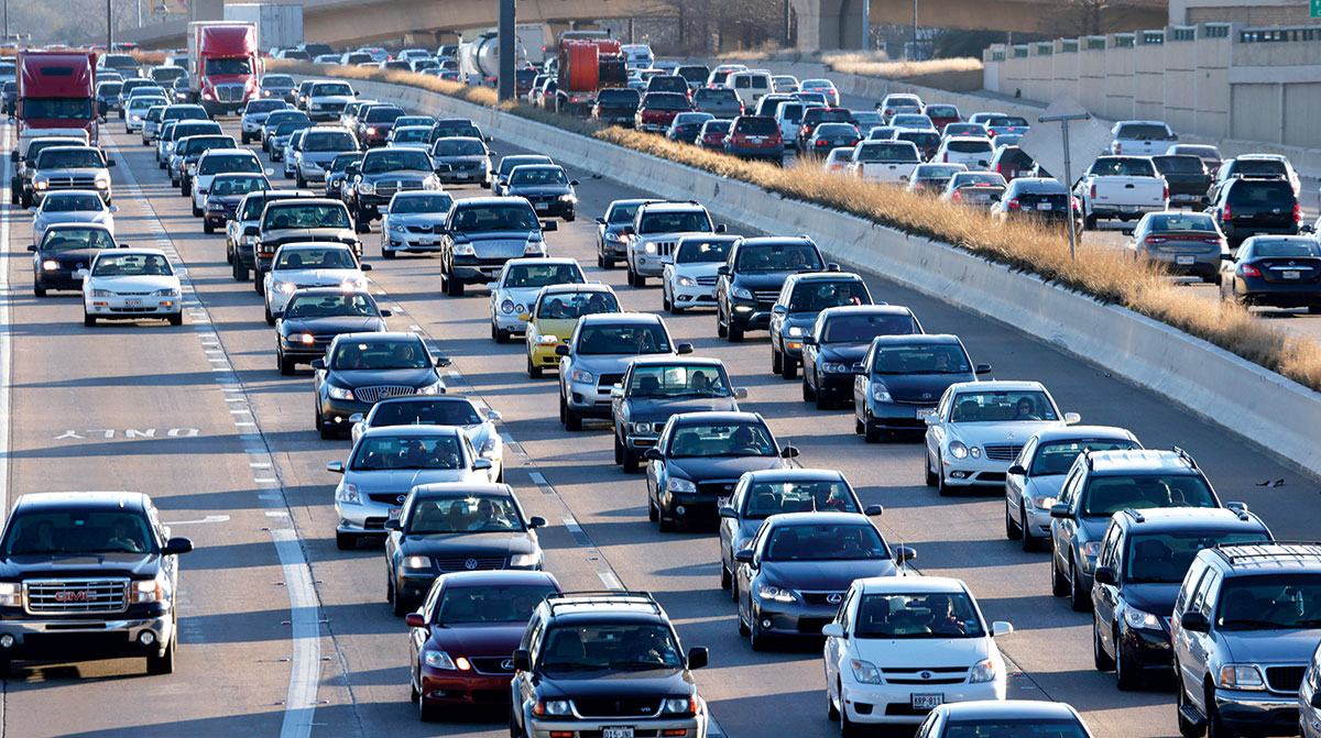 Traffic congestion in Dallas