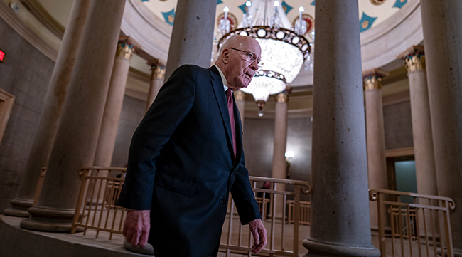 Senate Appropriations Committee Chair Patrick Leahy