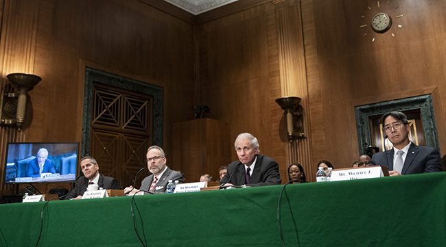 A Senate Banking, Housing, and Urban Affairs Committee hearing
