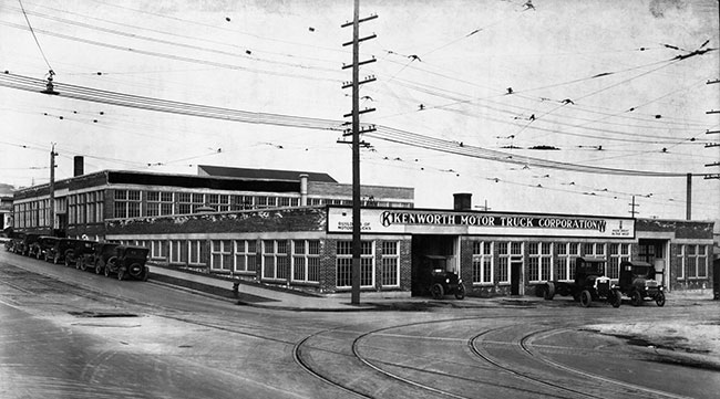 The first Kenworth Motor Co. plant