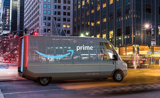 Amazon EV delivery van