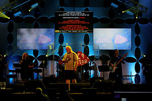 Singer Kevin Tomlin at TMC 2023 in Orlando, Fla.