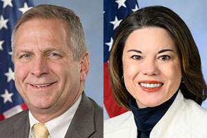 Reps. Mike Bost (R-Ill.) and Angie Craig (D-Minn.)