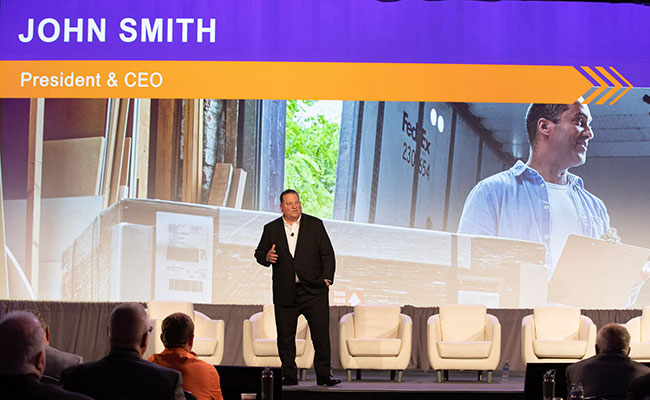 FedEx Freight CEO John Smith at National Leadership Conference