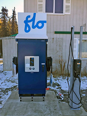 EV fast charger in Alaska