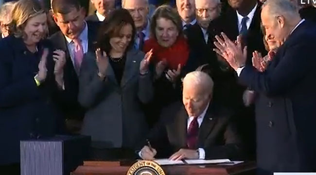 Joe Biden signs infrastructure bill