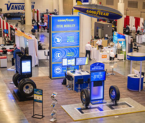 Goodyear booth at TMC 2021