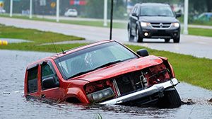 car submerged/Ida