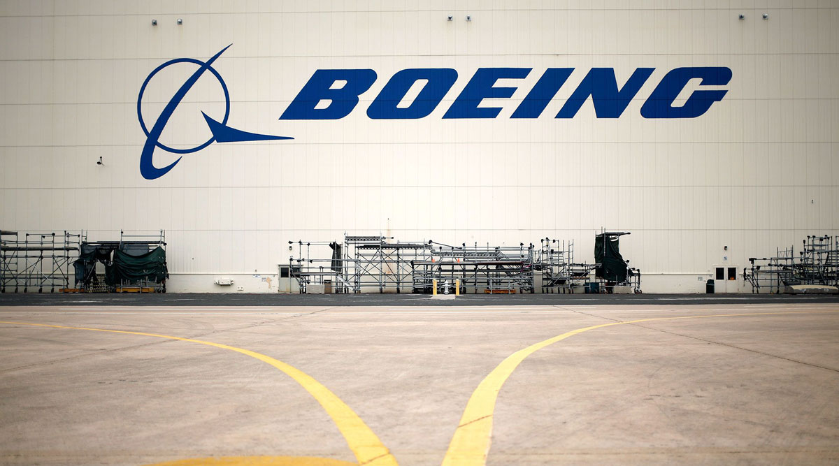 Boeing signage..