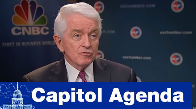 US Chamber Leader Tom Donohue Hopeful About Infrastructure Bill's Passage - Transport Topics Online