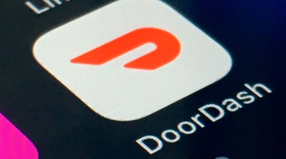DoorDash app on a smartphone