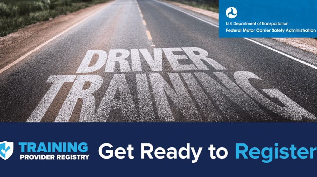 FMCSA driver training banner on Twitter