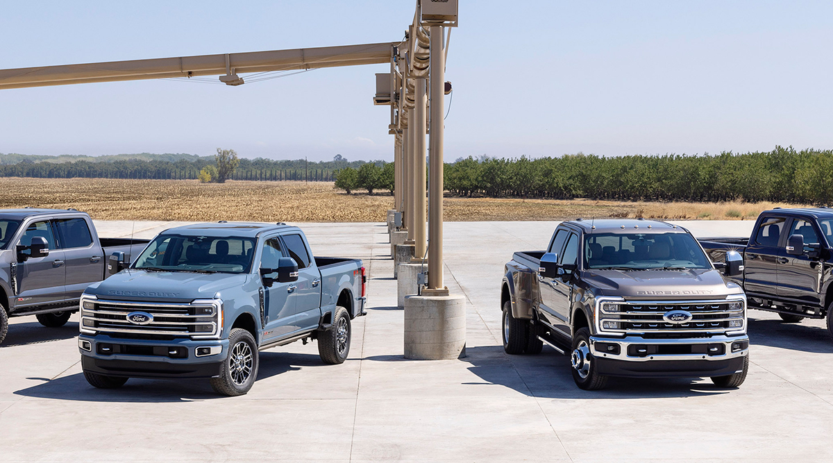 The gas and diesel-powered 2023 Super Duty Ford lineup