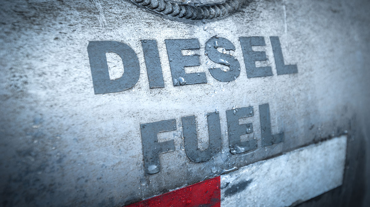 Diesel fuel plate image