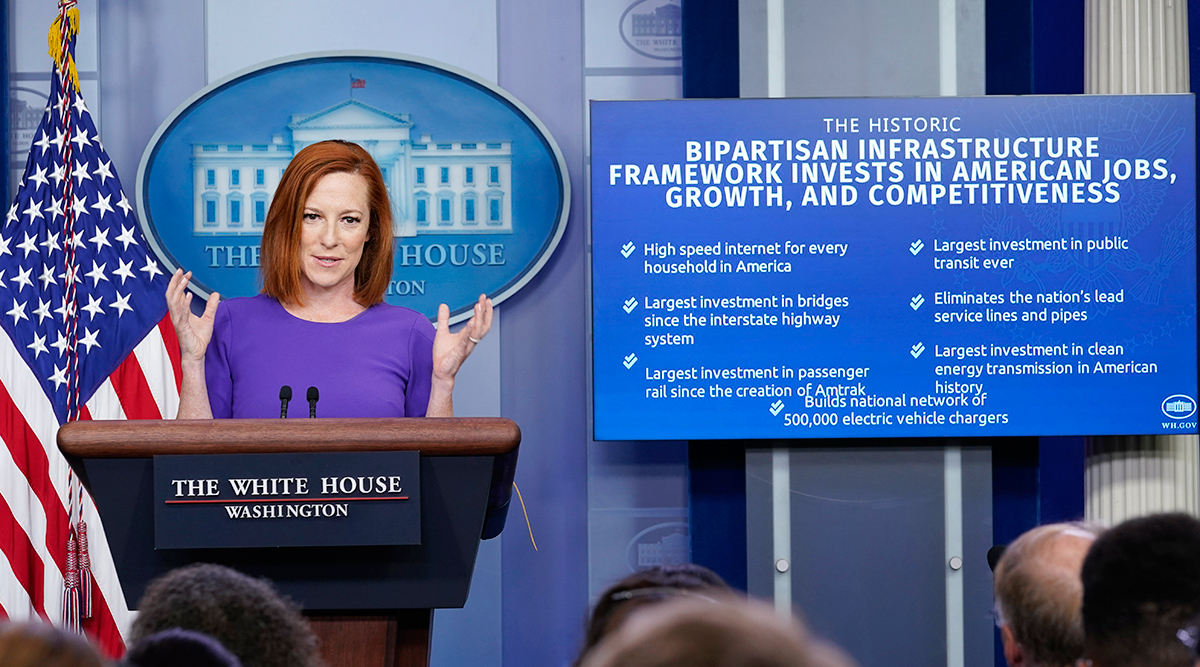  White House press secretary Jen Psaki