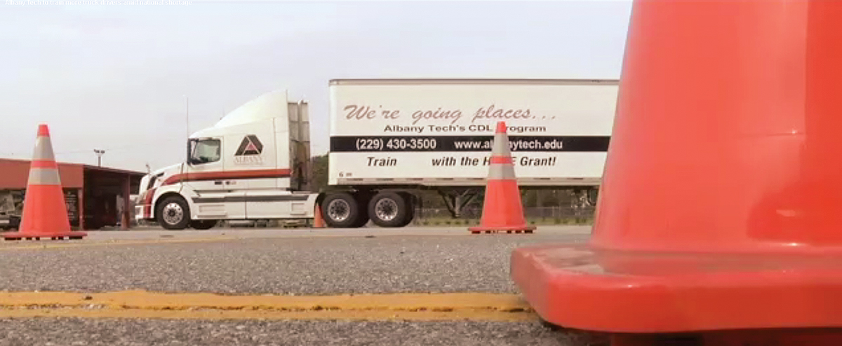 Truck driver education through Albany Technical College